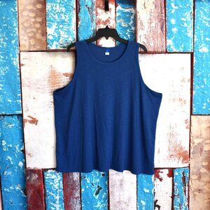 Women's Old Navy Luxe Tank Top Sleeveless Scoop Neck Shirt XXLARGE South Wind